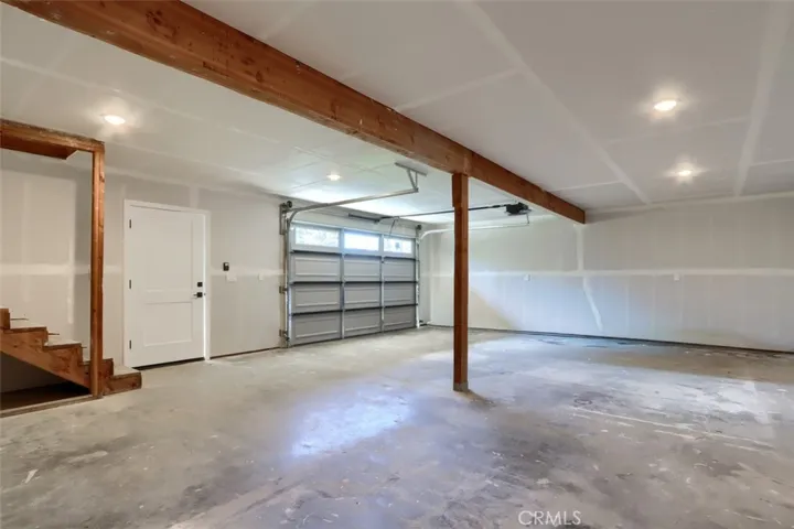 3-car garage space