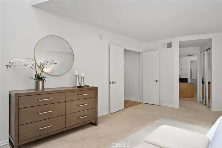 Double door entry into the primary suite.