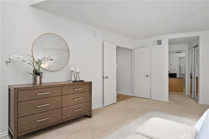 Double door entry into the primary suite.