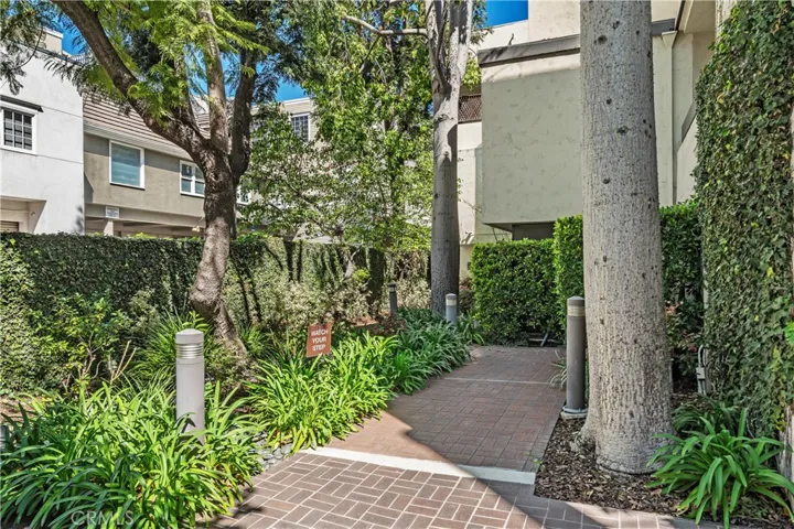 Walkway from pool to elevator
