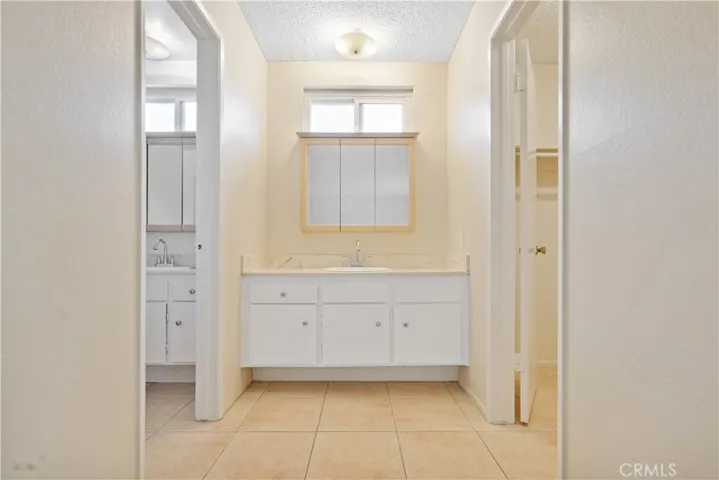 Primary bathroom with 2 sinks