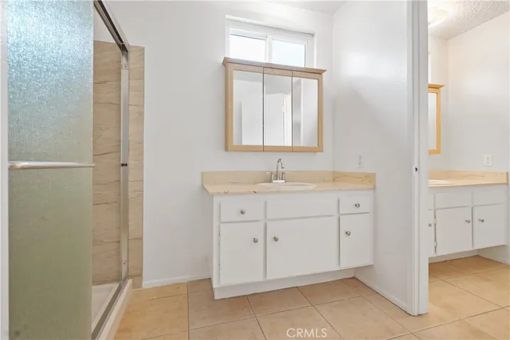 Primary bathroom with shower