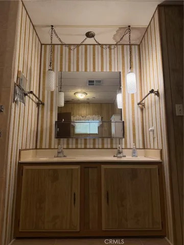 vanity with dual sinks