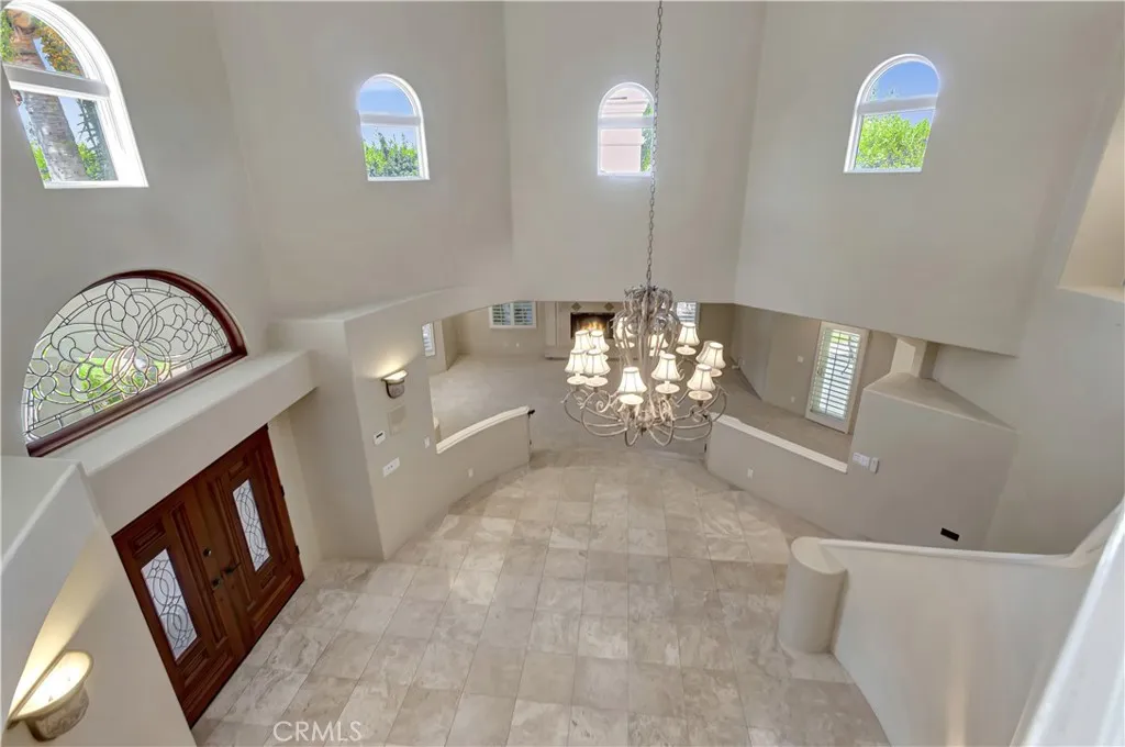 Top o' the stairs overlooking entry hall