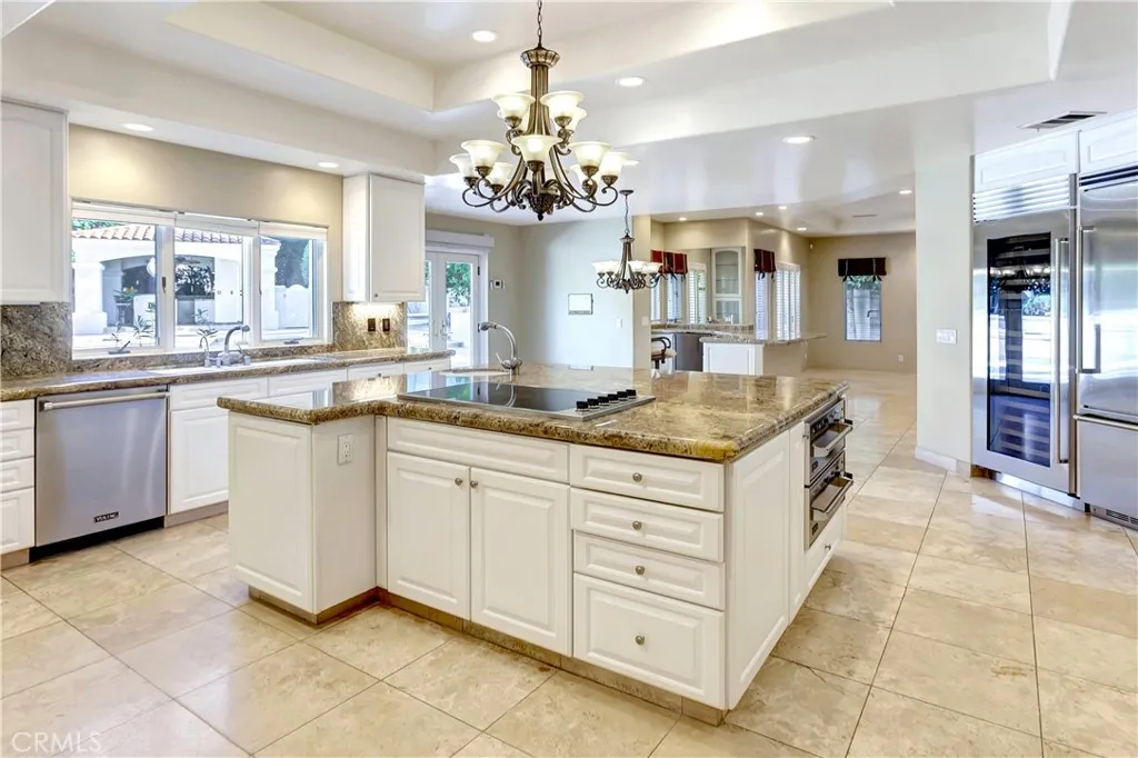 It's a Huge Kitchen with a very large island