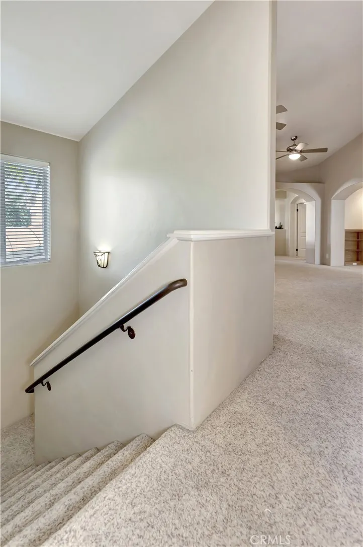 Whew! Let's go down the rear staircase