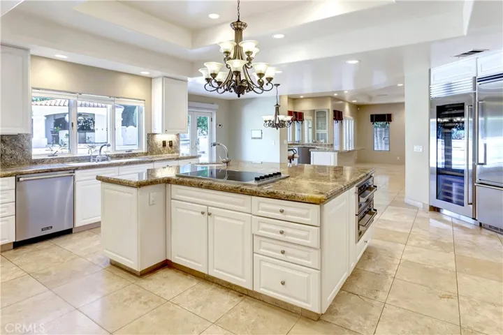 It's a Huge Kitchen with a very large island