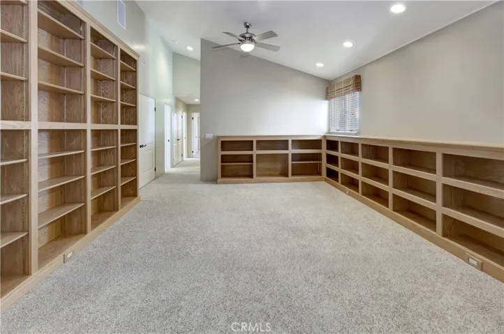 Loft area for study or game room - carpet wrinkles AI-removed