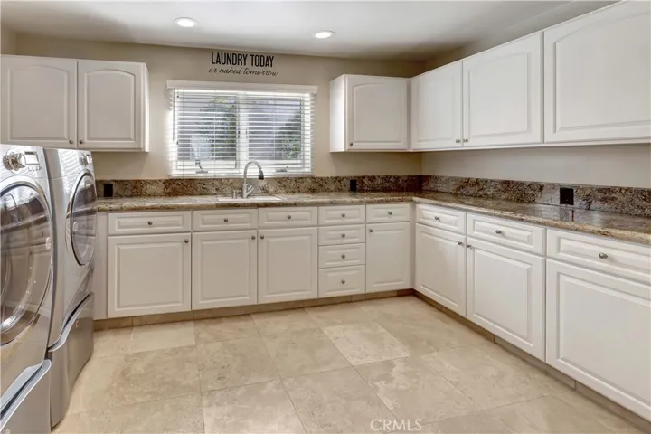 Extra-Large Laundry Room adjacent to garage
