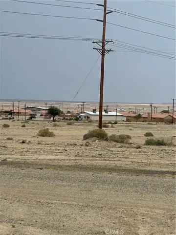 Across street from the land