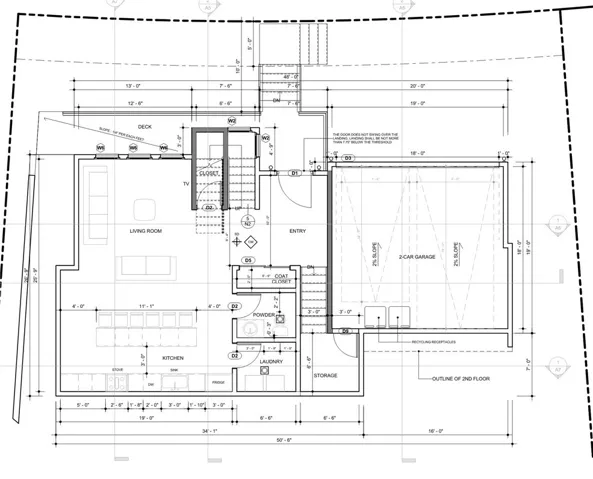 Screenshot of floor plan from the architectural drawings – for reference only