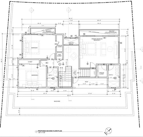 Screenshot from floor plan from the architectural drawings – for reference only