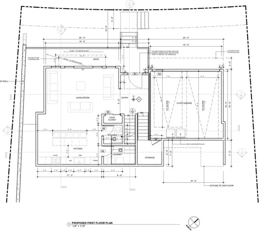 Screenshot from floor plan from the architectural drawings – for reference only