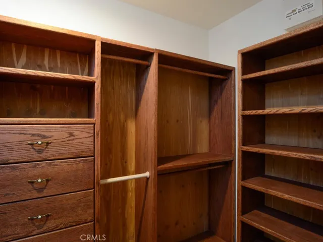 Built-ins in one of primary closets