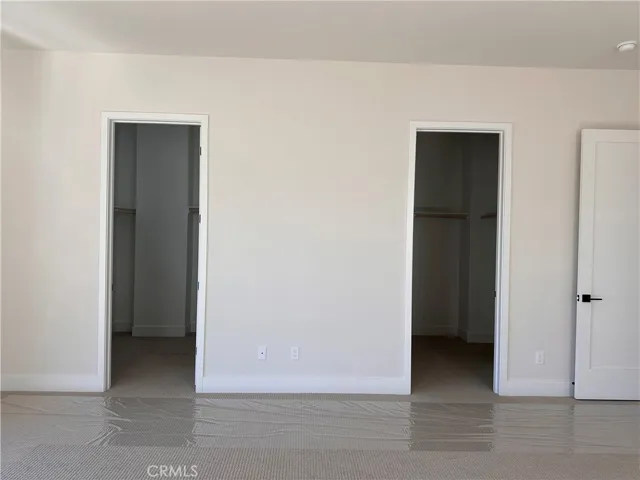 Double Primary Bedroom Closets