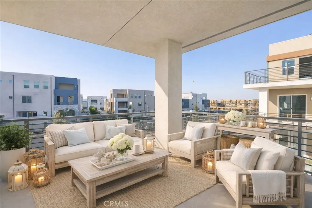 Virtually Staged Balcony