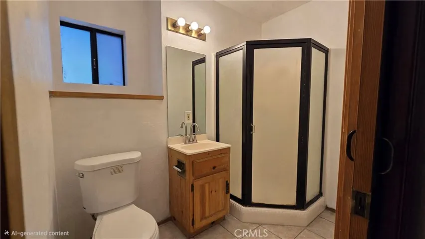 3/4 Bath on lower level