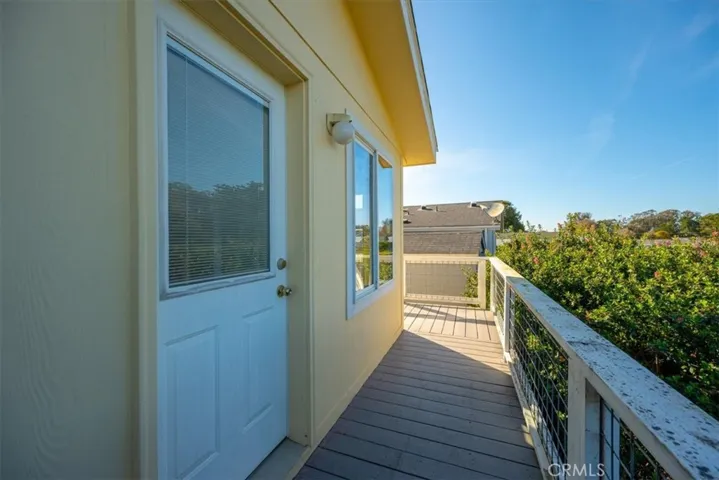 back door entrance through the laundry room