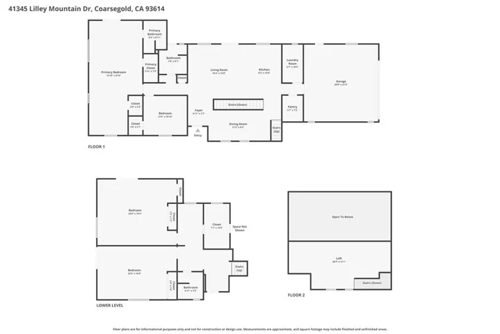 41345 Lilley Mountain R, Coarsegold, California 94614