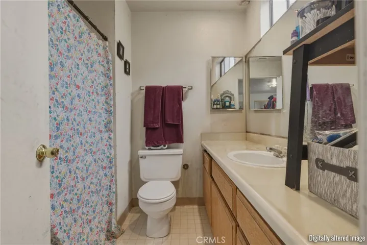 Unit #2 - Primary bathroom has been digitally altered