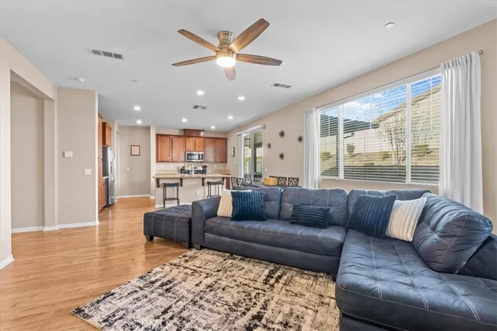 Family Room open to Kitchen