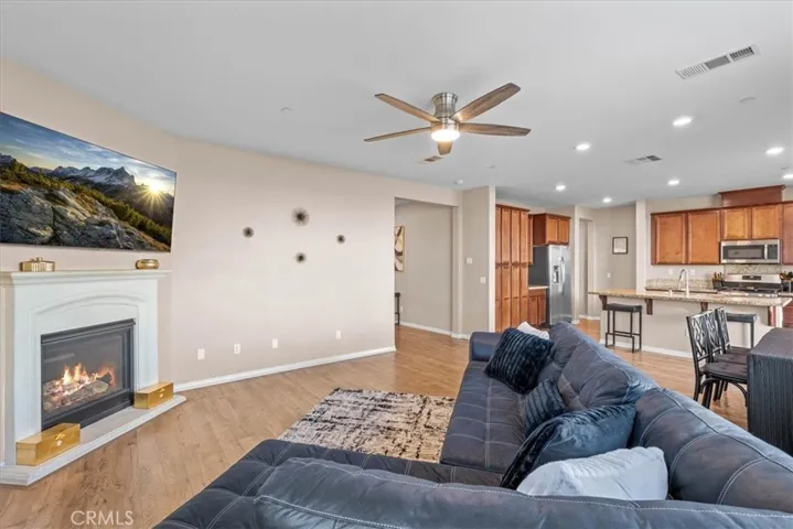 Family Room open to Kitchen