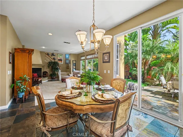 Kitchen open to Family Room