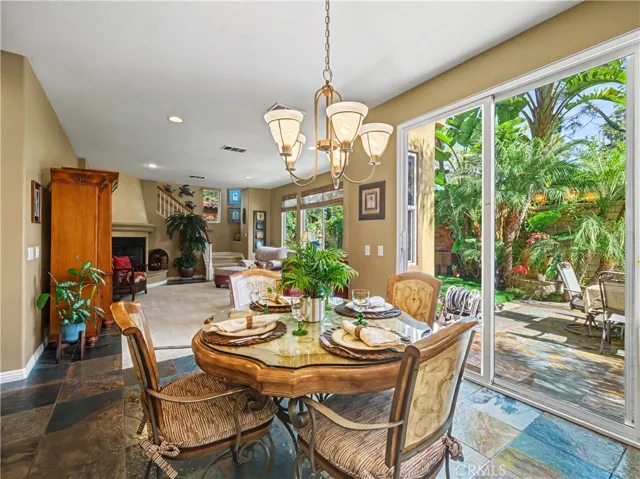 Kitchen open to Family Room