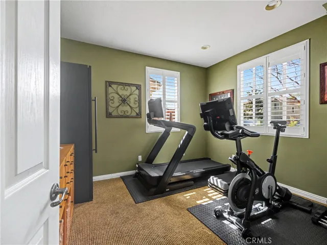Downstairs Gym/ Office or Optional 4th Bedroom