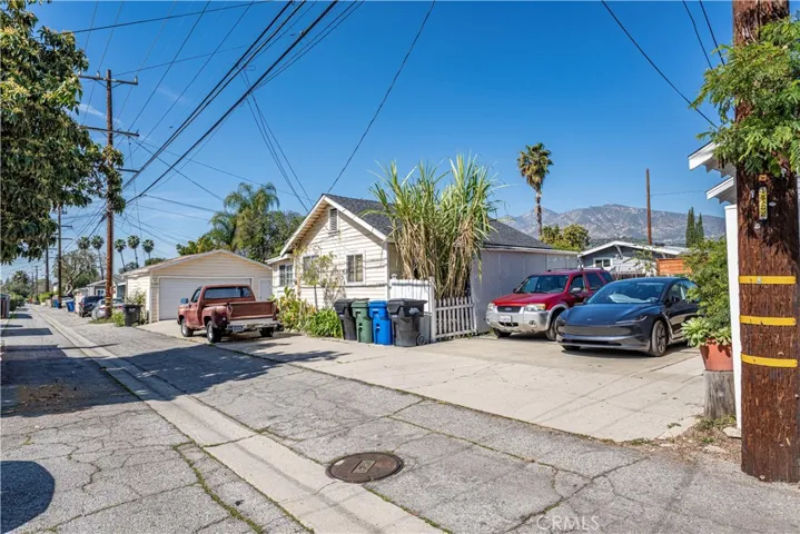 Unit #2 view with 2 parking spaces