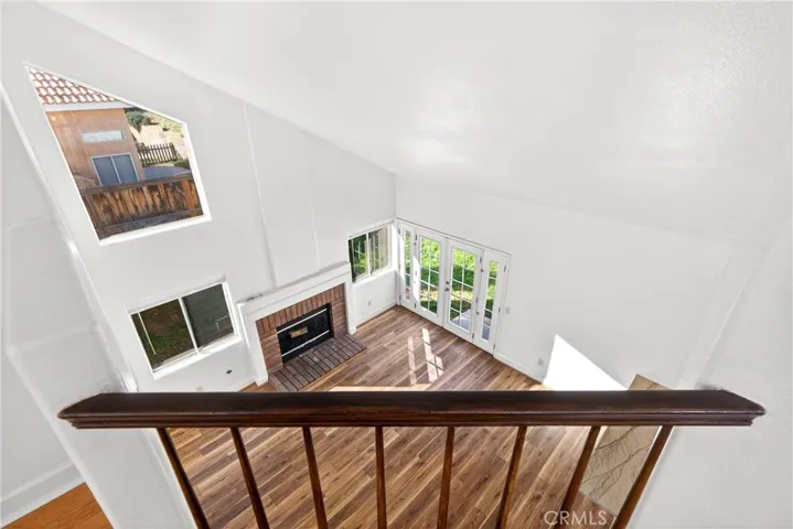 Living Room View from Upstairs