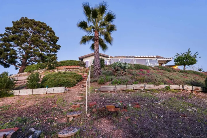 Lower yard with irrigation.