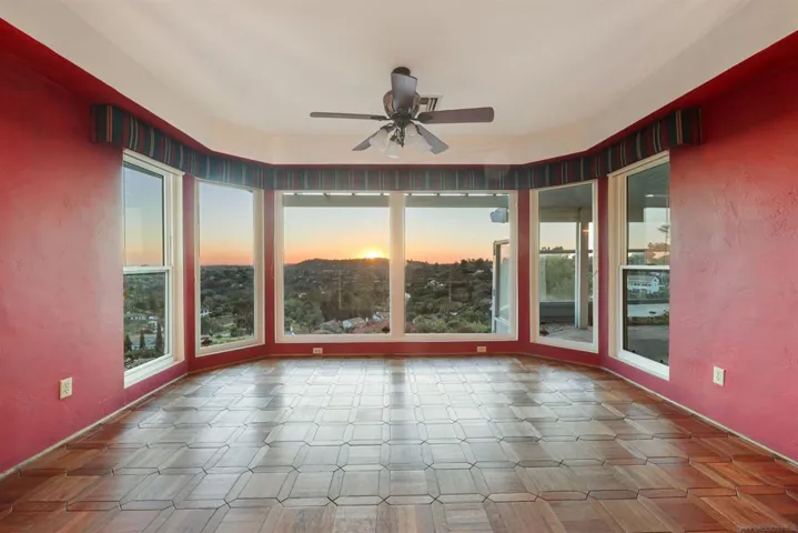 Dining room with a view.