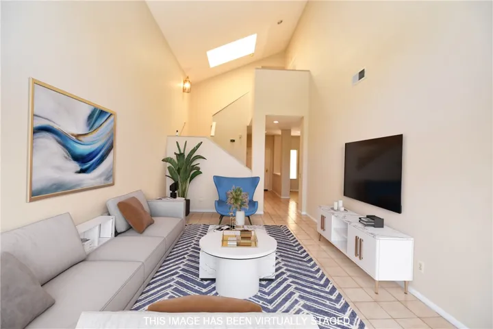 Virtually Staged Family Room