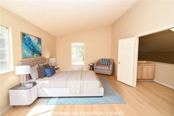Virtualy Staged Primary Room