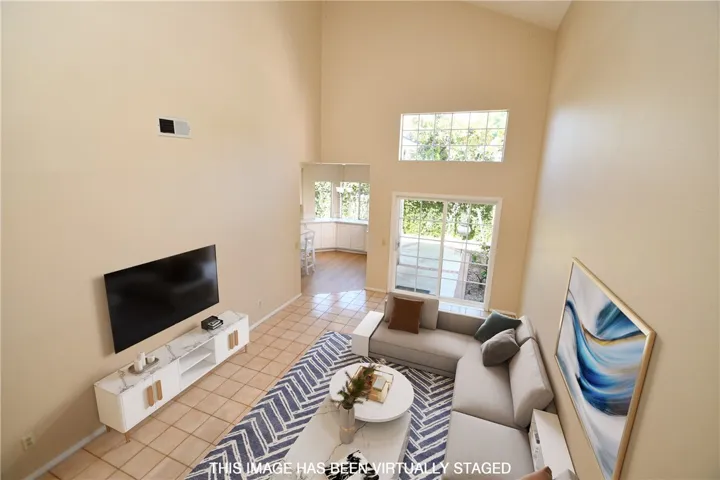 Virtually Staged Living Room
