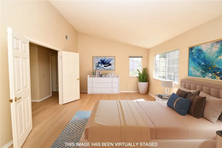 Virtually Staged Primary Room