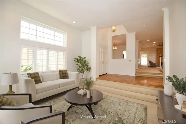 Virtually Staged Living Room