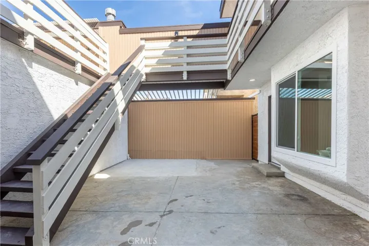 Rear patio