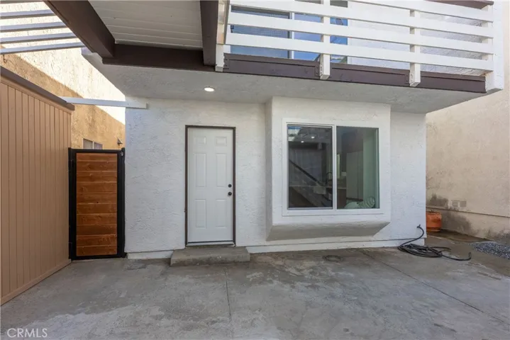 Spacious rear patio