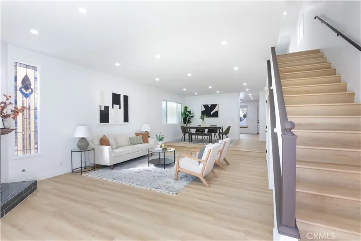 Walking in the front door