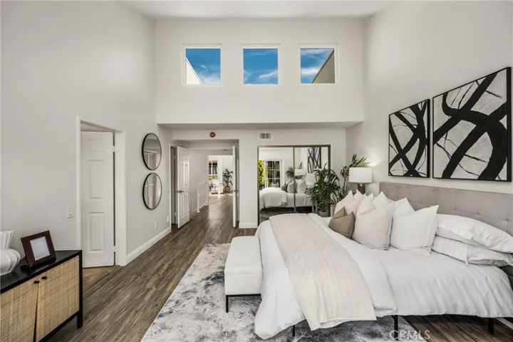 Elegant sun-drenched retreat with beautifull high windows and natural light throughout