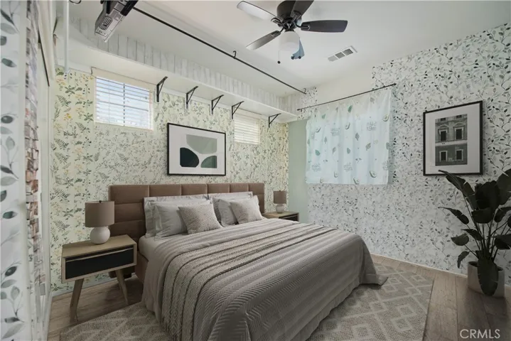 Furniture is virtually staged