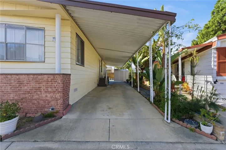 Carport with room for two cars