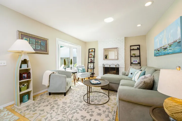 Serene Livingroom as your enter the front door.