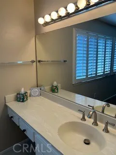 Master bedroom vanity