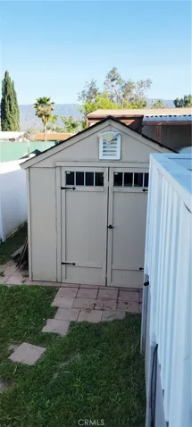 Shed in Back Yard