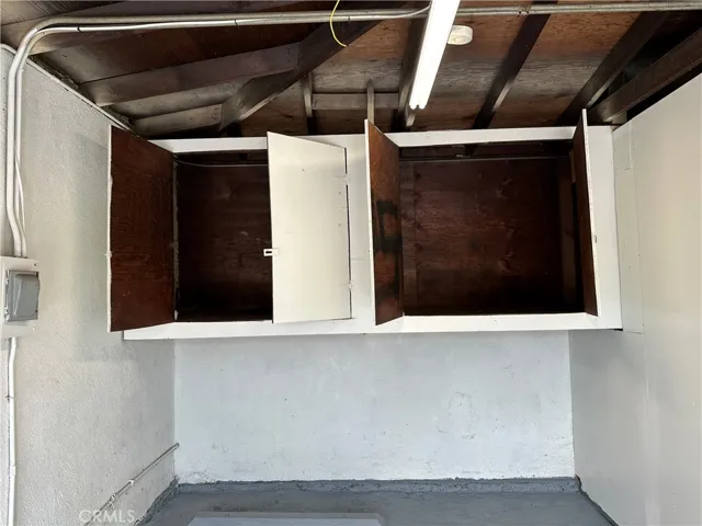 Storage inside the garage