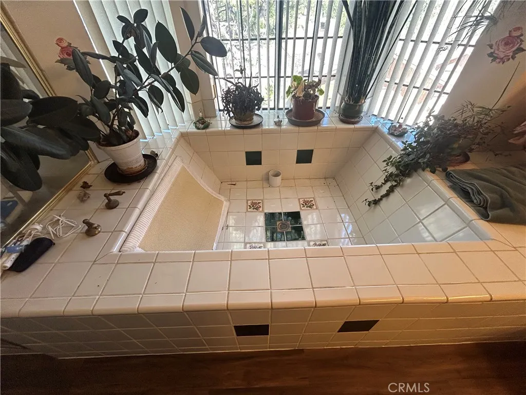 Talk about a bath in a bath!   shower adjacent