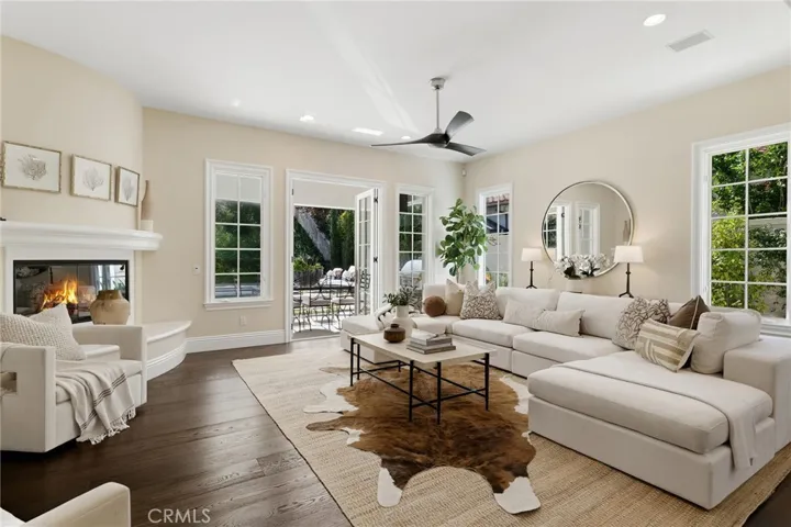 Cozy Family Room with fireplace